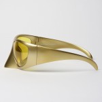 Linda Farrow X Bernard Willhelm Visor Shades2 150x150 Linda Farrow X Bernard Willhelm Gold Visor Sunglasses