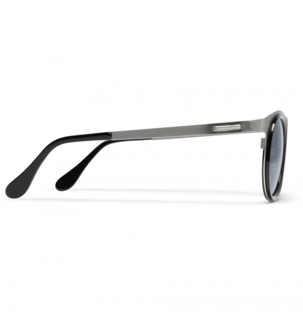 347827 mrp e2 xl Maison Martin Margiela Round Framed Metal Sunglasses