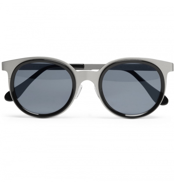347827 mrp in xl Maison Martin Margiela Round Framed Metal Sunglasses