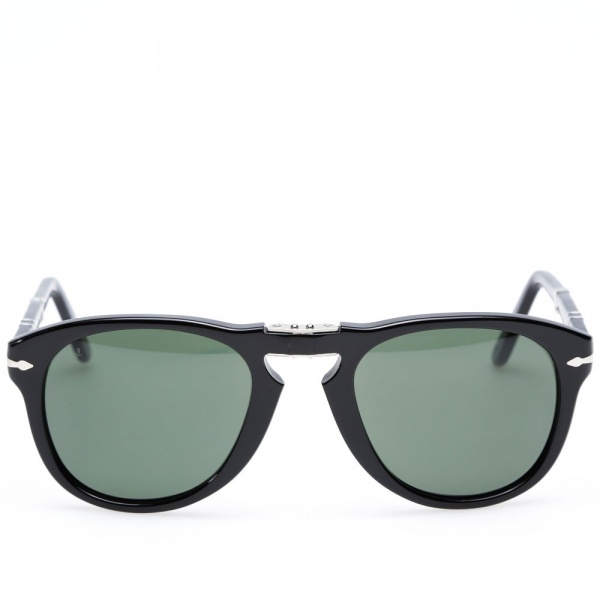 18 11 2013 persol 714foldable black 2 Persol 714 Folding Aviator Sunglasses