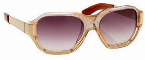 Linda Farrow Vintage x Peter Pilotto Terracotta Sunglasses