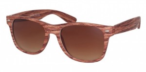 Jeepers Peepers Fred Wood Frame Sunglasses
