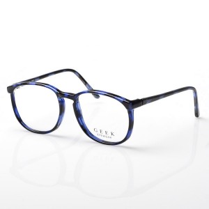 Geek Round Optical Frame in Blue
