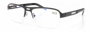 Triple X Semi-Rimless Frames