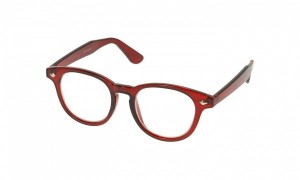Topman Red Round Geek Glasses