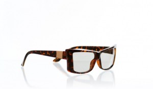 Classic Tortoise Shell 3D Glasses by Del Rey