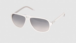 Breil White Aviator Sunglasses