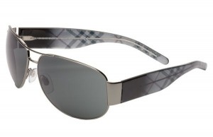 Burberry Check Aviator Sunglasses