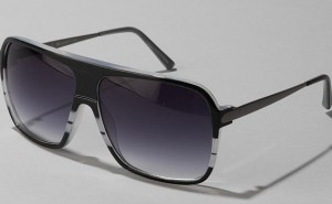Dink Striped Aviator Sunglasses