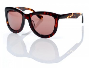 Linda Farrow for The Row 7C3 Oversize Tortoise Sunglasses