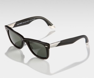Ray-Ban Silver & Black Wayfarers