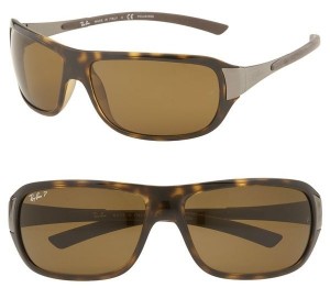 Ray-Ban Tortoiseshell Wrap Sunglasses
