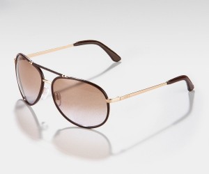 Tod’s Leather Aviator Sunglasses
