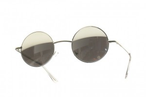 80s Collection Lenon II Classic Round Sunglasses