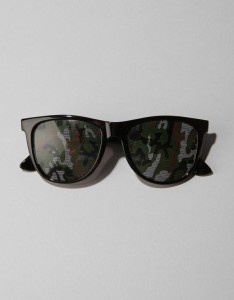 Camo Front Wayfarer Sunglasses