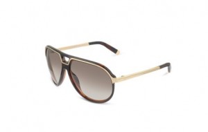 DSquared2 Signature Havana and Brown Aviator Sunglasses