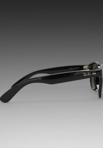 Ray Ban High Street Wayfarers in Black 3 209x300 Ray Ban High Street Wayfarers in Black 3