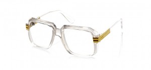 80s Purple Bloc IV Clear Frames
