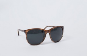 Dries Van Noten Rounded Square Sunglasses in Horn