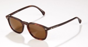 Giorgio Armani Brown Round Sunglasses