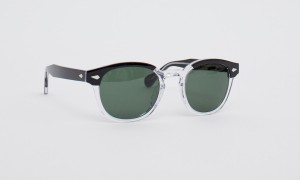 Moscot Lemtosh Black Crystal G15 Sunglasses