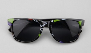 Neogeo Pattern Wayfarer Sunglasses