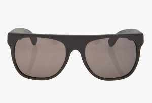 Super Flat Top M Black Sunglasses