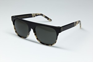 Super Leather Flat Top Sunglasses in Randagio