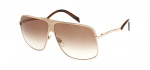 Alexander McQueen Kink Arm Aviator Sunglasses