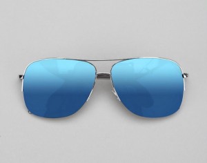 Capitol Mirrored Aviator Sunglasses