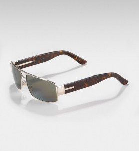 Gucci Square Tortoiseshell Sunglasses