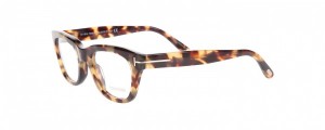 Thick Framed Eyeglasses in Light Tortoiseshell by Tom Ford