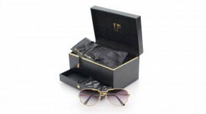 Linda Farrow Luxe LFL7C1 Gold Sunglasses