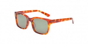 Robert Geller Marcello Sunglasses in Light Tortoise