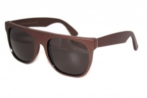 Super Leather Flat Top in Brown
