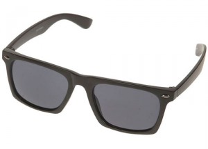 Topman Black Matt Squared Sunglasses