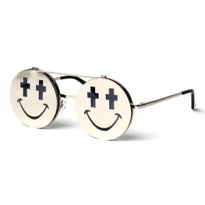 Jeremy Scott Linda Farrow Projects Shiny Silver Smile Sunglasses  300x300 Jeremy Scott & Linda Farrow Projects Shiny Silver Smile Sunglasses (&)
