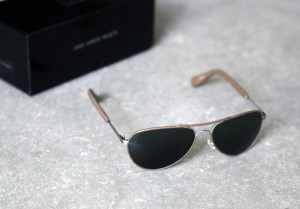 Linda Farrow Leather Aviator
