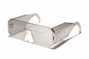 Boris Bidjan Saberi x Linda Farrow Shutter Sunglasses